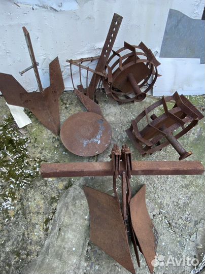 Плуг и колеса для мотоблока
