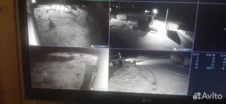 Установка камер видеонаблюдения