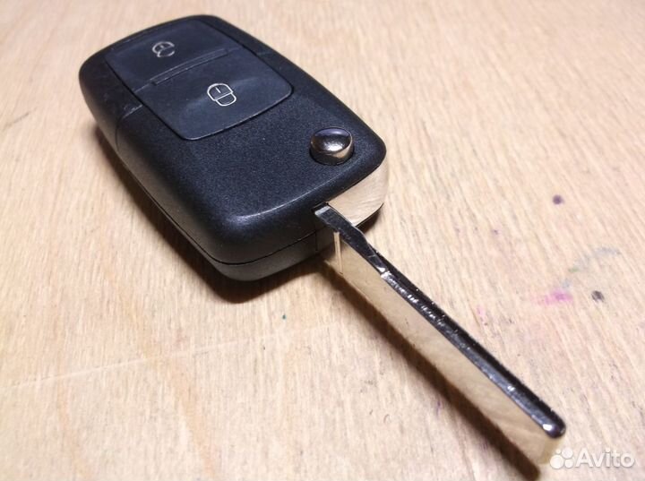 1J0 959 753 N VW чип ключ 2 кнопки