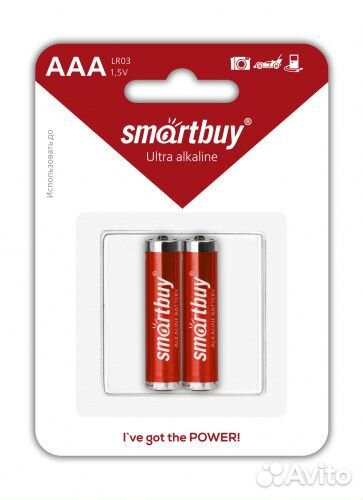 Батарея SmartBuy LR3(AAA) 2 шт