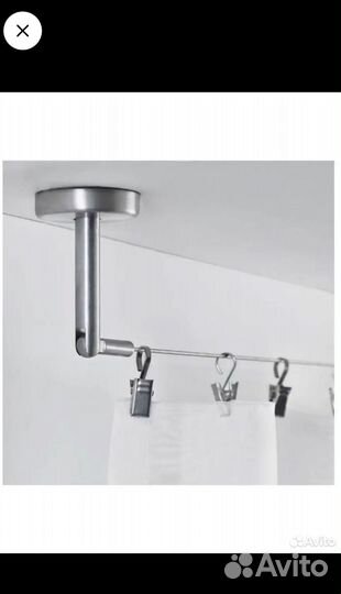 Карниз Новый струнный IKEA Dignitet для штор