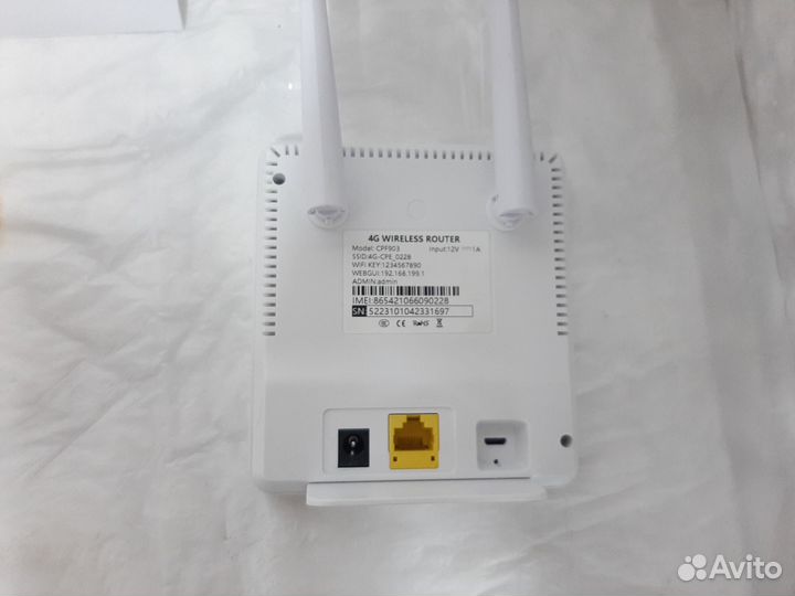 Wi-FI Роутер, 4G Роутер CPF903