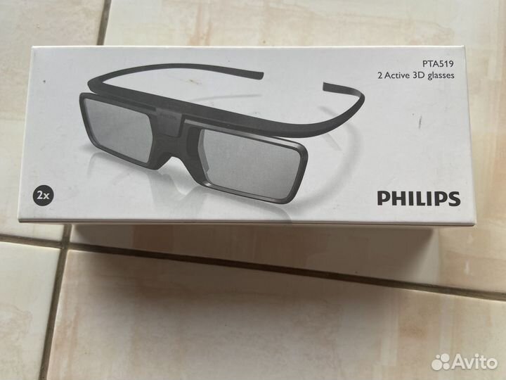 Очки 3D philips 2 пары