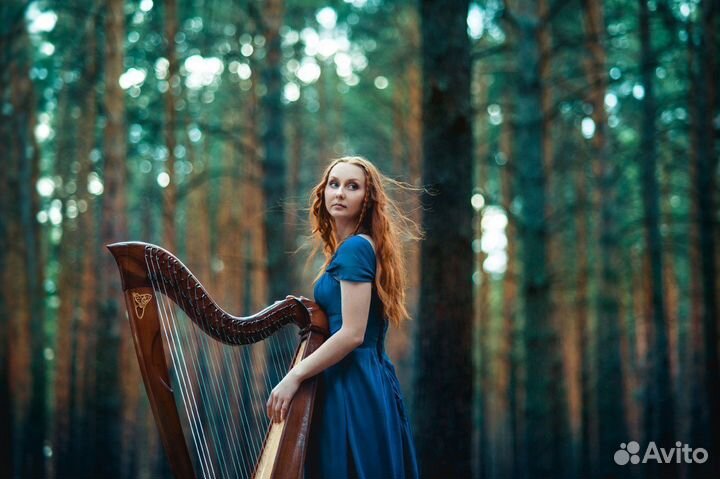 Арфа, живая музыка на праздник