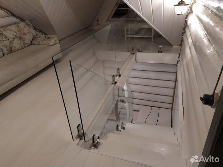 Перила со стеклом