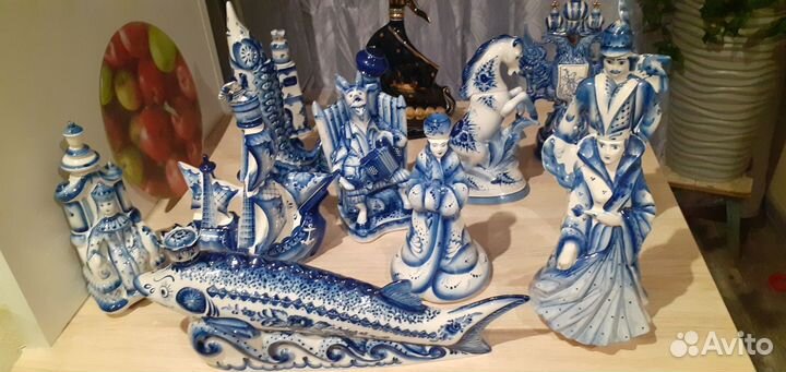 Посуда гжель