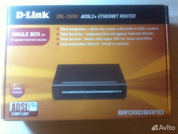 Adsl Модем D-link 2500U