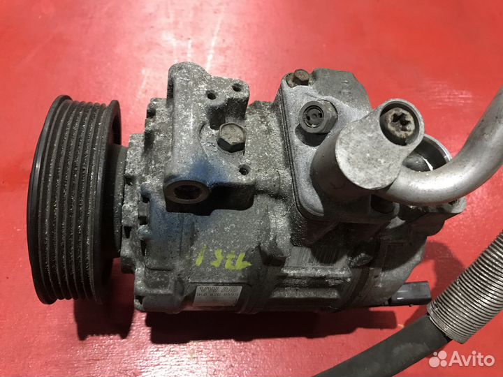 Компрессор кондиционера Skoda Octavia 2 A5 CAV