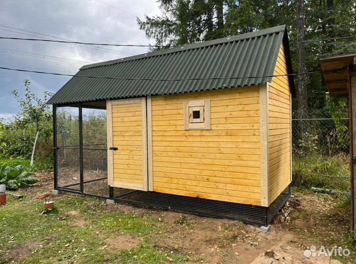 Курятник 12+ кур