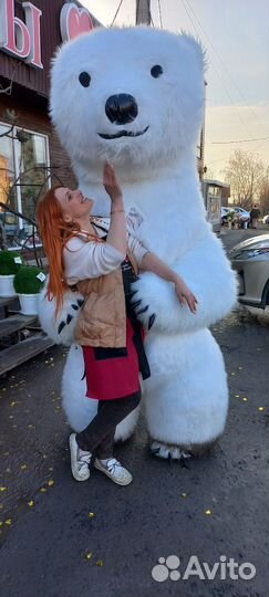 Поздравление от белого Мишки