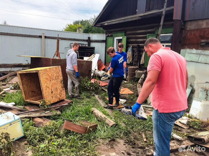 Расчистка участков Благоустройство территории