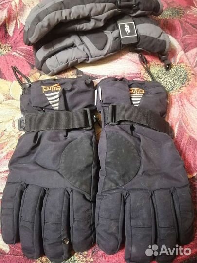 Перчатки-краги thinsulate,etirel. 2 пары за