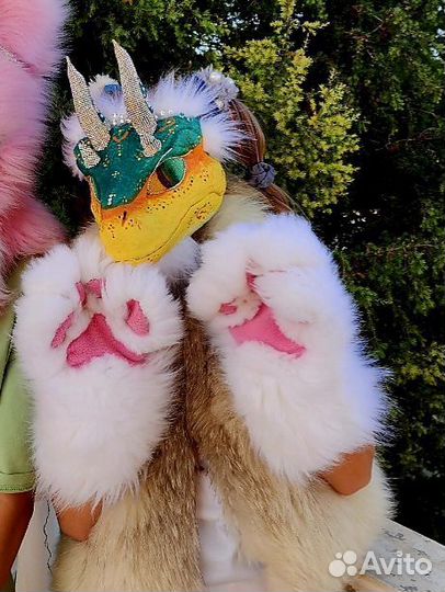 Маска раптора фурри фурсьют