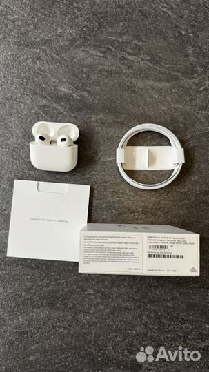 Наушники apple airpods 3