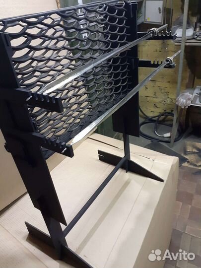 Мангал с электроприводом