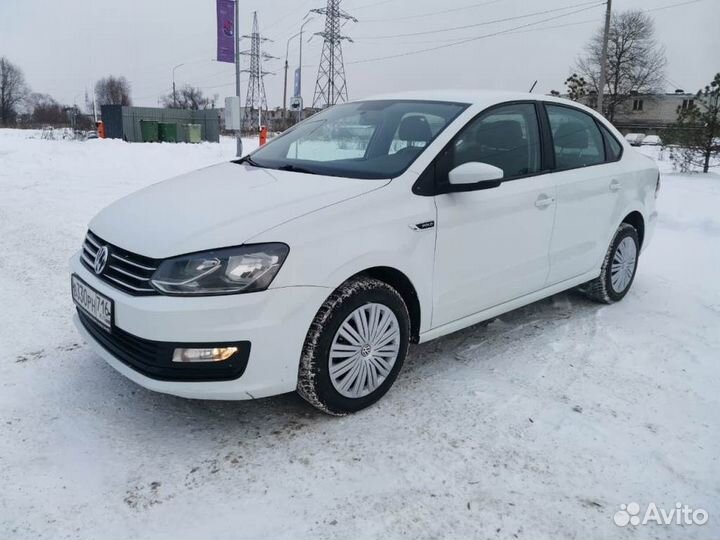 Volkswagen Polo 1.6 AT, 2018, 85 500 км