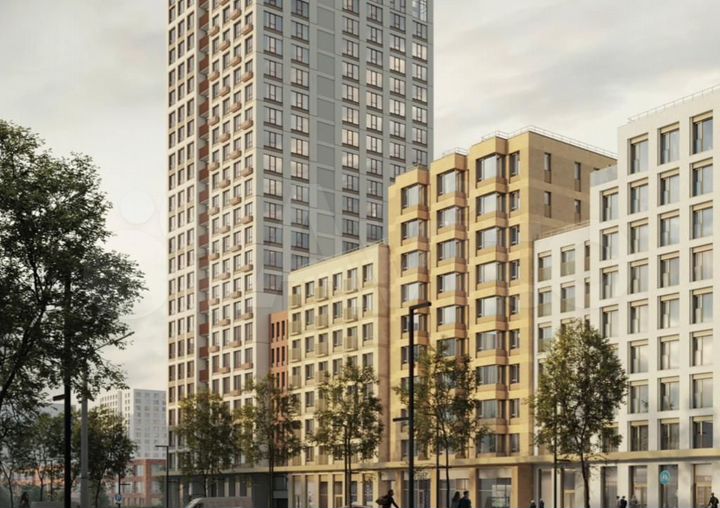 2-к. квартира, 46,5 м², 9/15 эт.