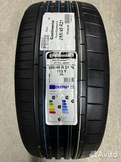 Continental SportContact 6 ContiSilent 285/45 R21 113Y