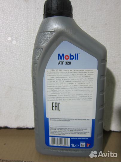 Масло трансмиссионное минеральное Mobil ATF 320 1л