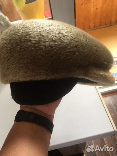Меховая мужская кепка
