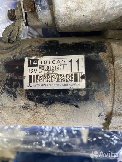 Стартер на mitsubishi lancer 10