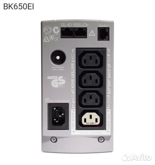 Ибп APC by Schneider Electric Back-UPS BK 650VA, T