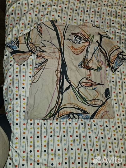 Кофта рисунок девушка размер 50-52 новая