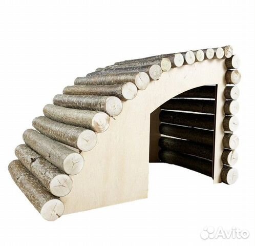 Домик деревянный для грызунов