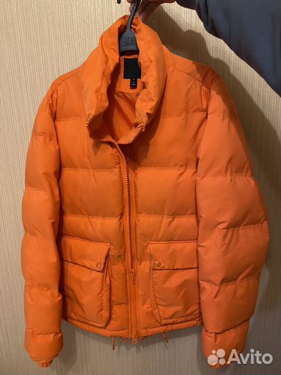 Пуховик hm оранжевый