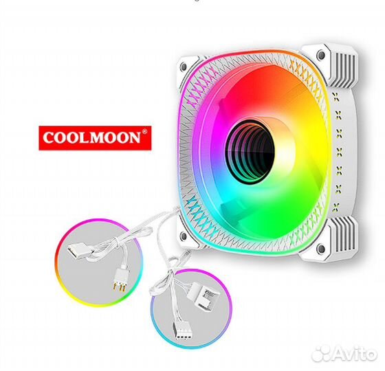 Корпусный вентилятор Мираж 120мм 4PIN+argb