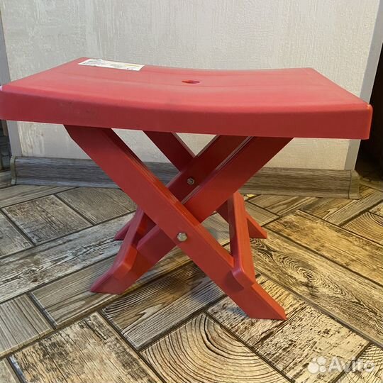 Табурет стульчик пластиковый складной