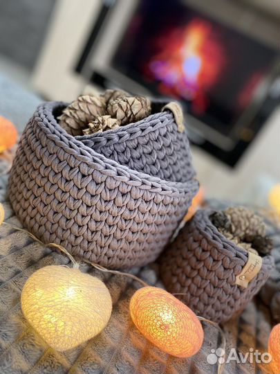 Корзина ручной работы
