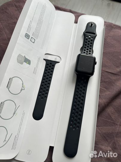 Часы apple watch 3 42mm nike