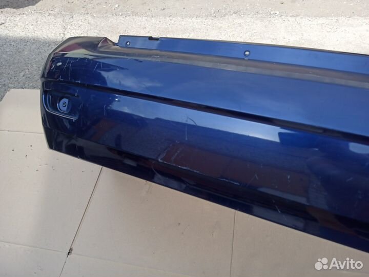 Задний бампер Приора 1 синий