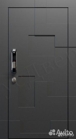 Входная металлическая дверь мдф с биометрией