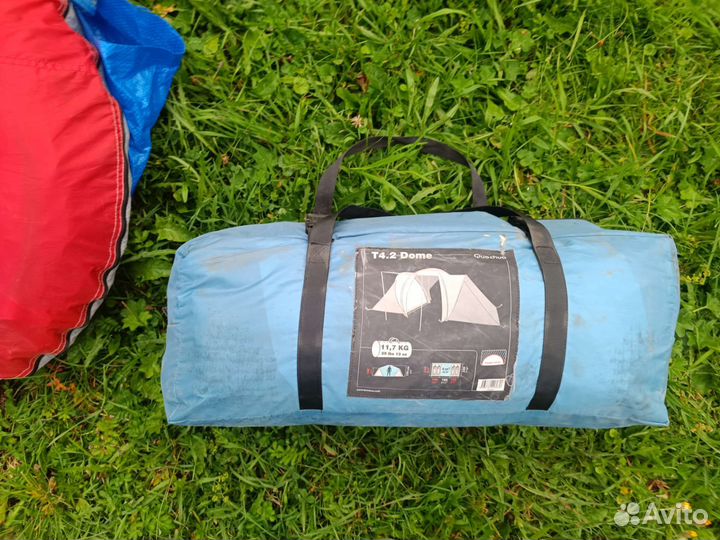 Палатка 4 местная quechua t4.2 dome