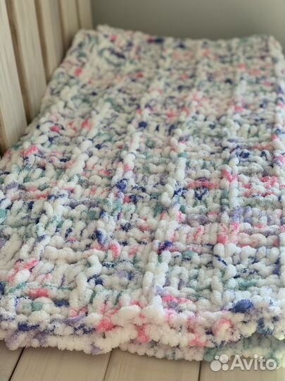 Плед детский плюшевый