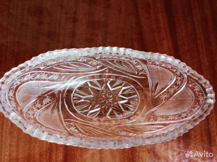 Салатник хрустальный СССР