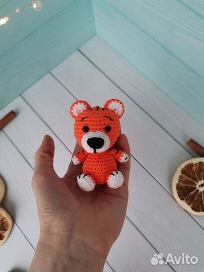 Мягкая игрушка Вязаный тигр