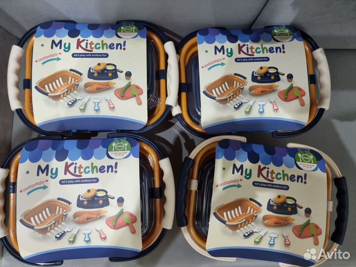 Игровой набор Кухня в корзинке