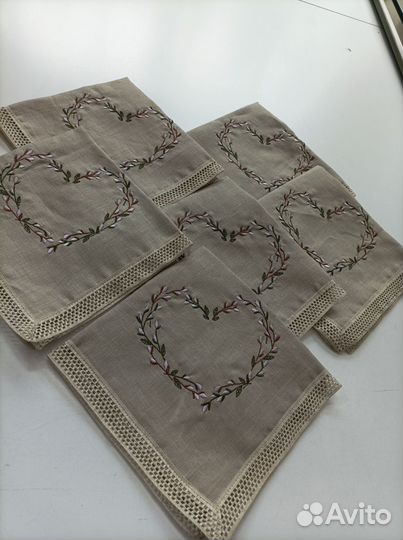 Салфетки лен СССР