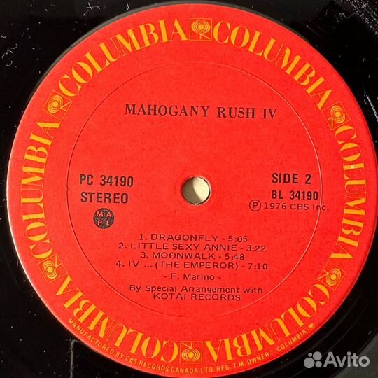 Mahogany Rush – Mahogany Rush IV (Канада 1976г.)