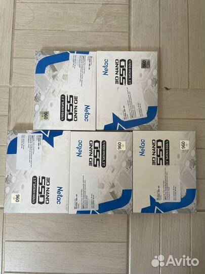 Новые Ssd 1tb SATA Netac NVE Msi