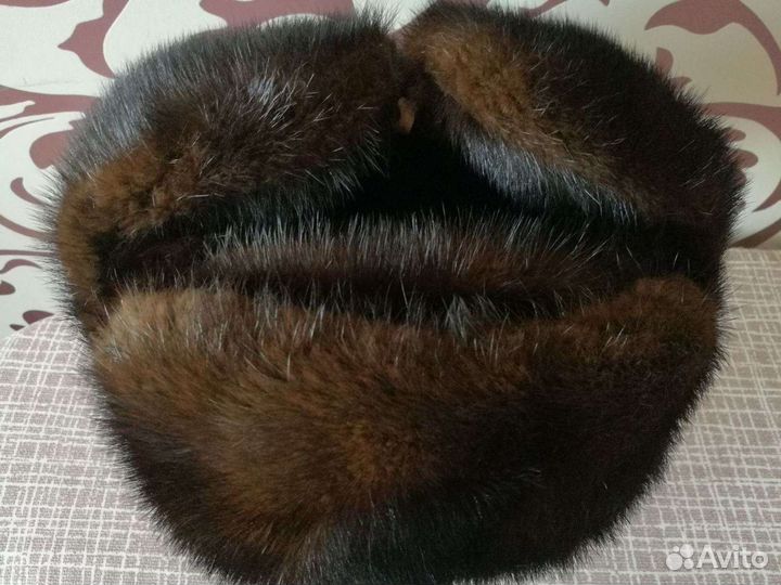 Шапка мужская из норки