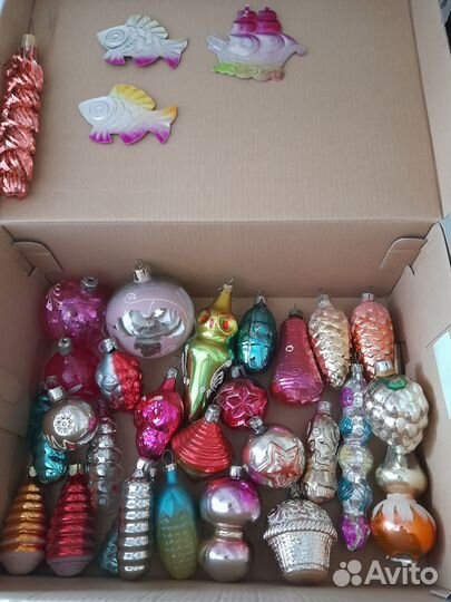 Новогодние игрушки СССР советские