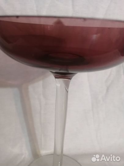 Ваза цветное старинное стекло