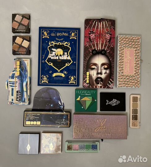 Палетки теней б/у