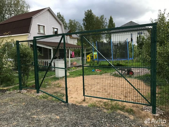 Забор сетка 3 д