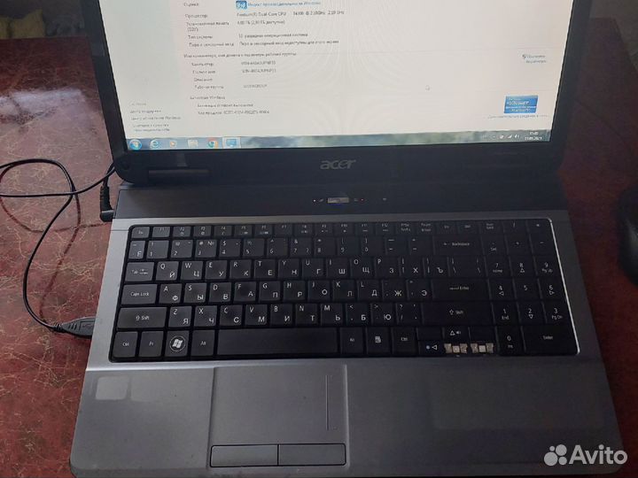 Ноутбук acer aspire 5732 z