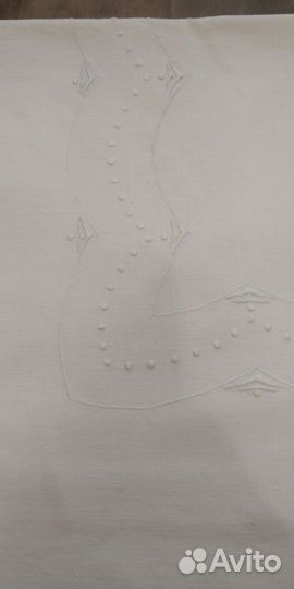 Скатерть,Ткань лён из СССР,Текстиль разный